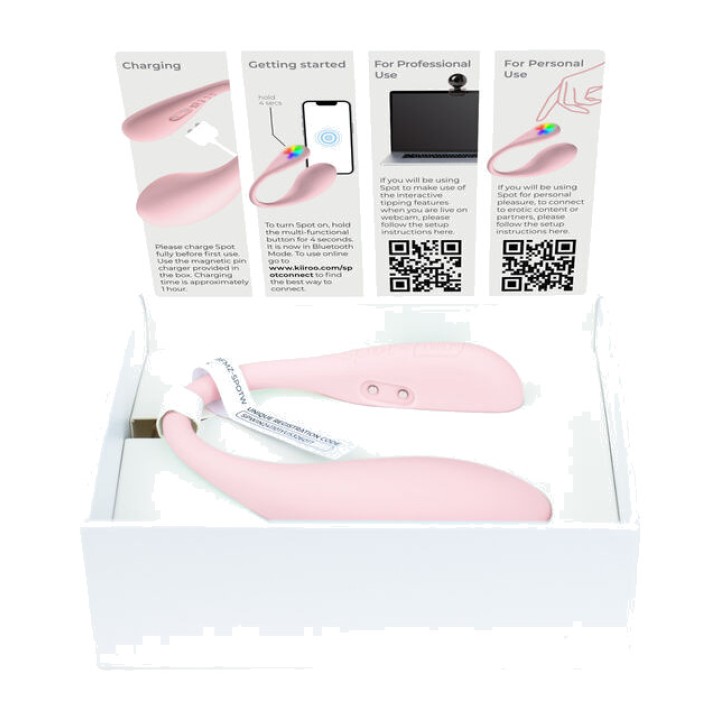 KIIROO Vibrator in U-Form SPOT KISS ME D-242520