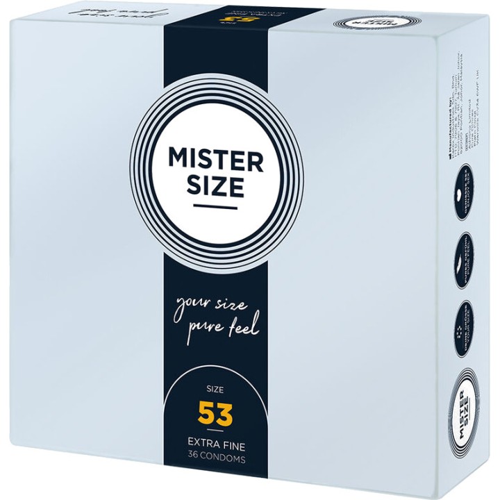 MISTER SIZE Aangepaste condooms 53 MM 36 UDS D-242285