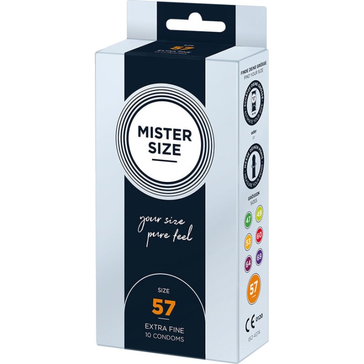 MISTER SIZE Preservative personalizate 57 MM 10 UDS D-242279