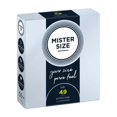 custom fit condoms 49 mm 3 uds