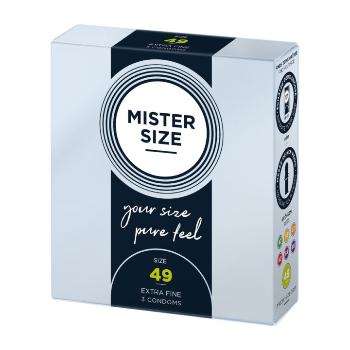 MISTER SIZE Preservative personalizate 49 MM 3 UDS D-242270