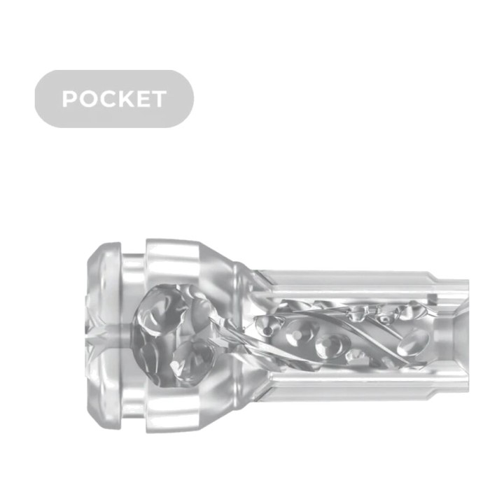 KIIROO Ottimo maschile da tasca FEEL POCKET STROKER CRYSTAL
