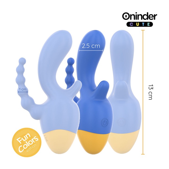 ONINDER Triple vibrator with app CUTE LOVE 3 SOME D-242095