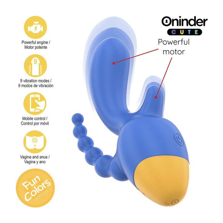 ONINDER Triple-Vibrator mit App CUTE LOVE 3 SOME D-242095