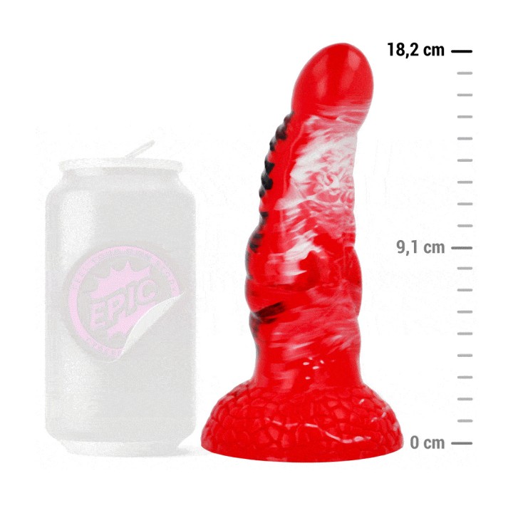 EPIC Fantasie-Carmesin-Feuer-Dildo AGNIS D-243355