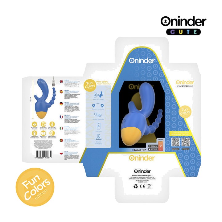 ONINDER Triple vibrator with app CUTE LOVE 3 SOME D-242095
