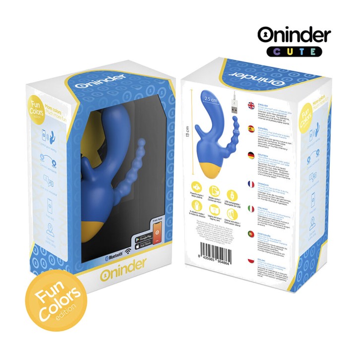ONINDER Triple vibrator with app CUTE LOVE 3 SOME D-242095