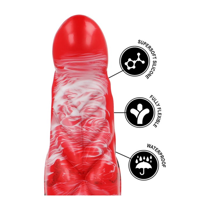EPIC Dildo roșu carmazin fantasy AGNIS D-243355
