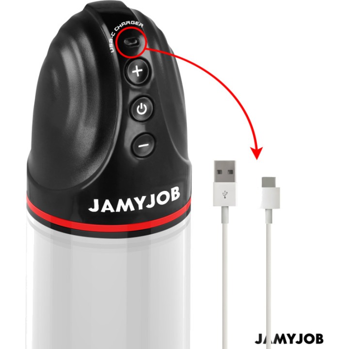 JAMYJOB Bomba automática para pênis com 3 níveis de sucção