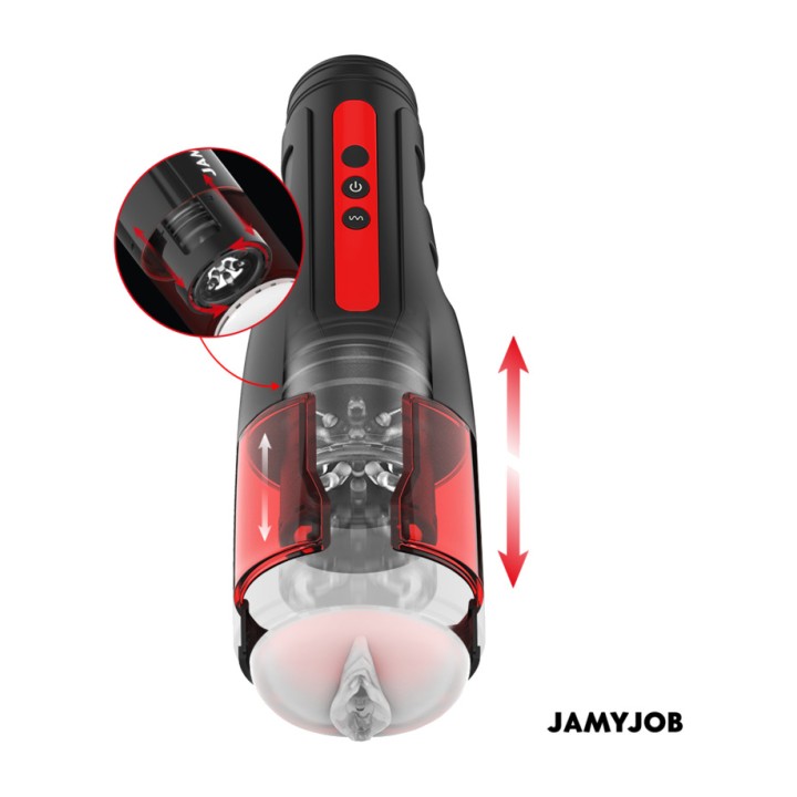 JAMYJOB Automatic vaginal masturbator with 10 modes of