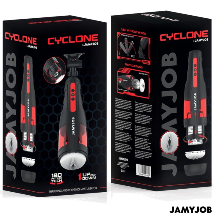 JAMYJOB Vibrador vaginal automático com 10 modos de rotação