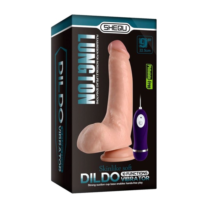 SHEQU Távvezérlésű vibrátor LUNGTON-22,5CM D-243040