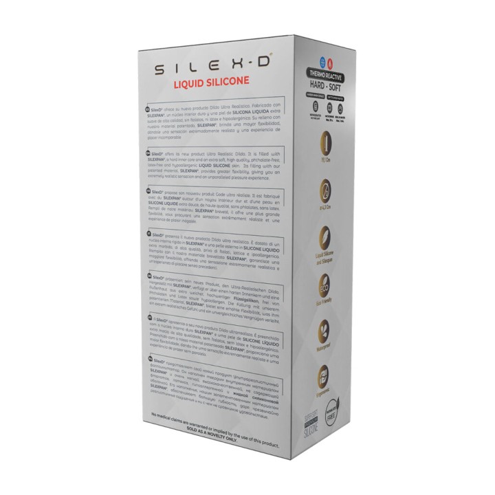 SILEXD Realistic liquid silicone penis model 8 20,6 CM