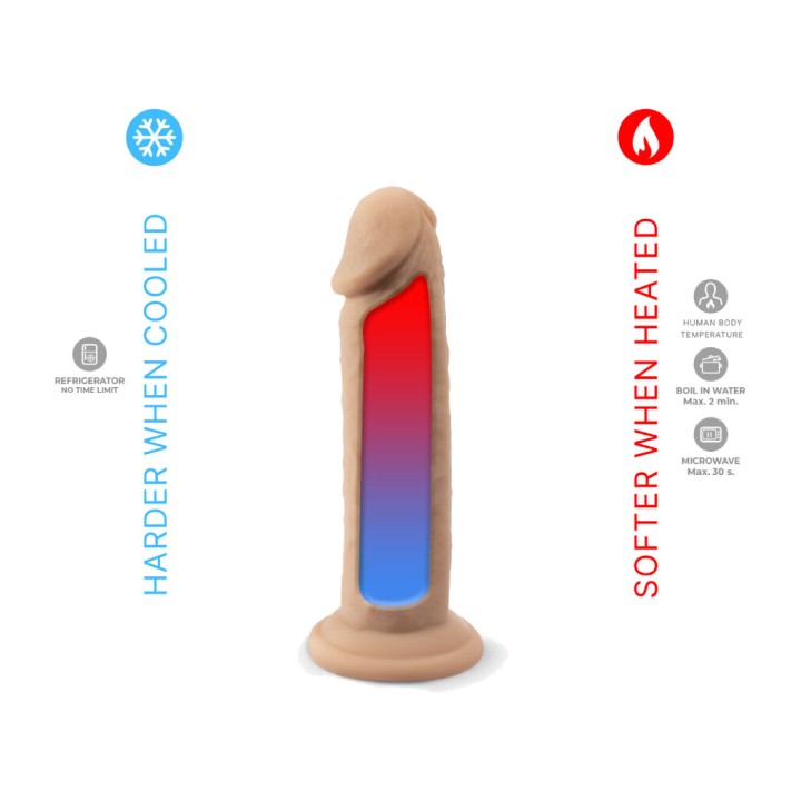 SILEXD Pèny realístic termorreactiu de silicona model 2