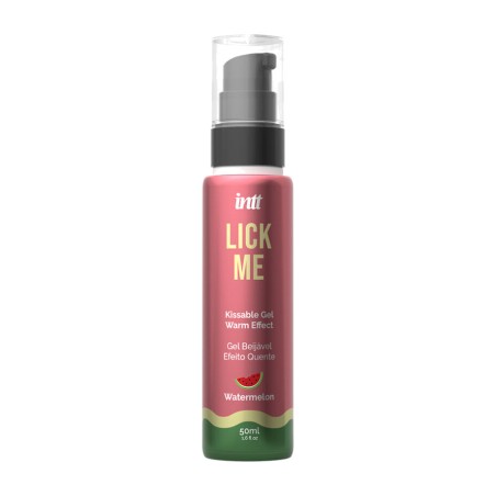 gel comestível com sabor e efeito calor lick me