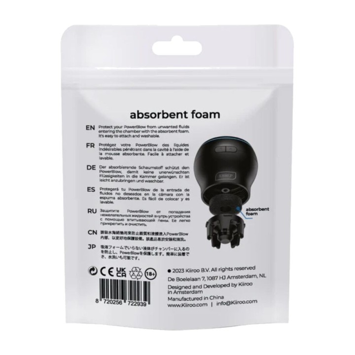KIIROO Replacement absorbent foam POWER BLOW 5 UDS D-241735