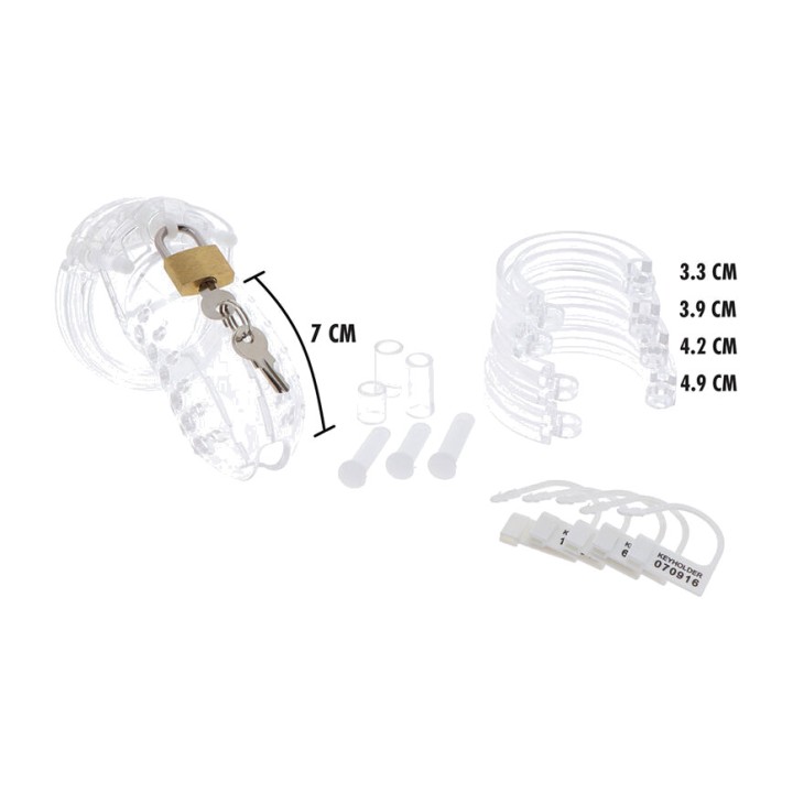 HIDDEN DESIRE Cage acrilica regolabile EXTREME D-241478