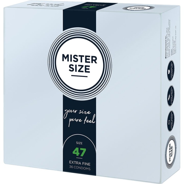 MISTER SIZE Preservative personalizate 47 MM 36 UDS D-242283