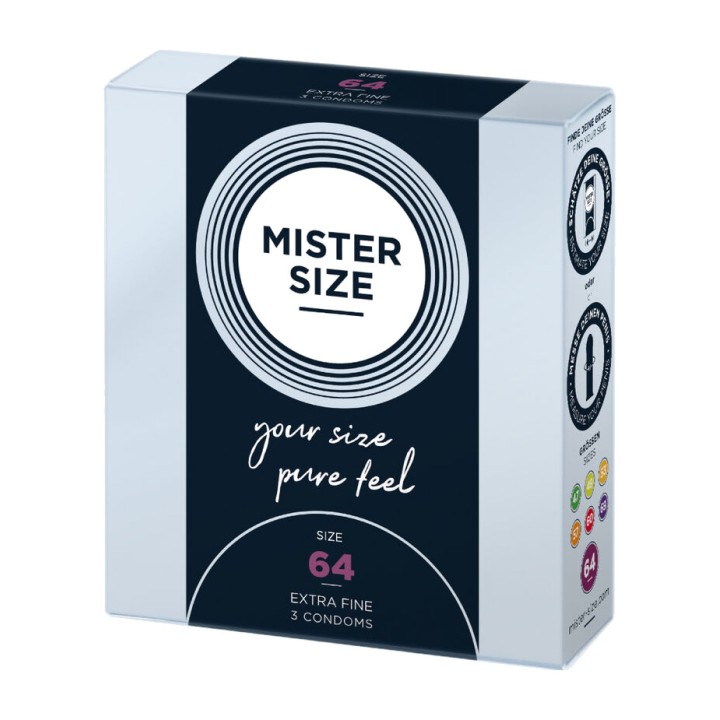 MISTER SIZE Preservative personalizate 64 MM 3 UDS D-242274