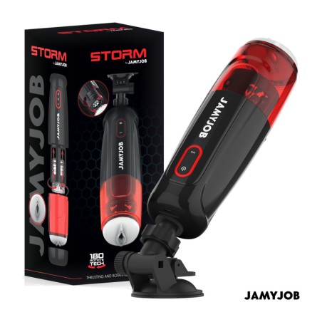 masturbador vaginal automàtic de 10 modes de rotació i empellament storm