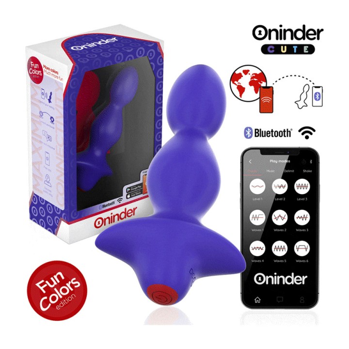 ONINDER Plug anal vibrant dilatator cu app CUTE LOVE BUTT