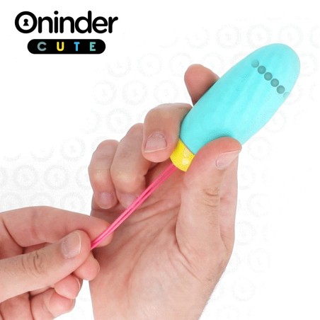 vibrerande silikon ägg med roterande stenar och app cute love pleasure