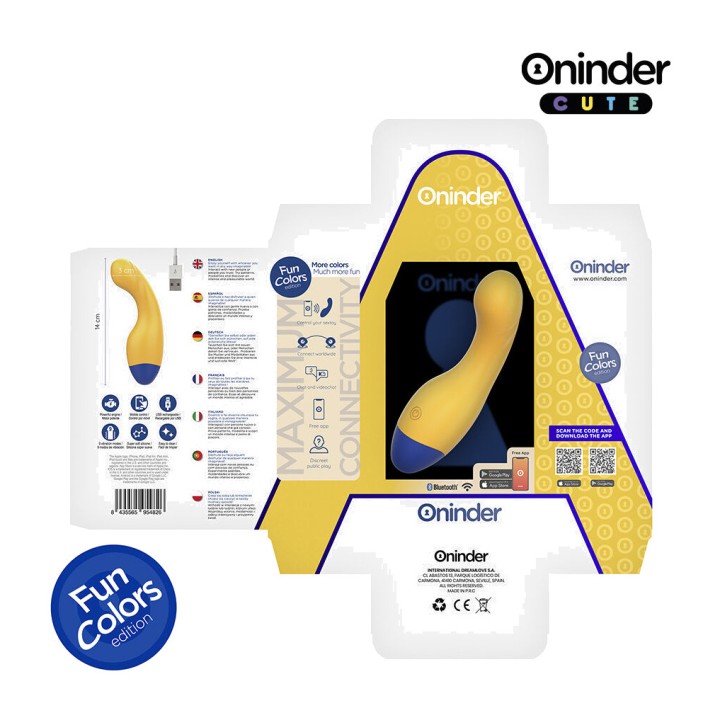 ONINDER Vibrateur point G avec application CUTE LOVE BUDDY