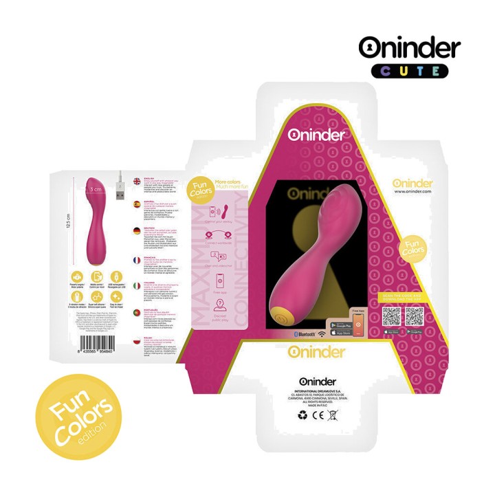 ONINDER Vibrateur point G avec application CUTE LOVE BUDDY