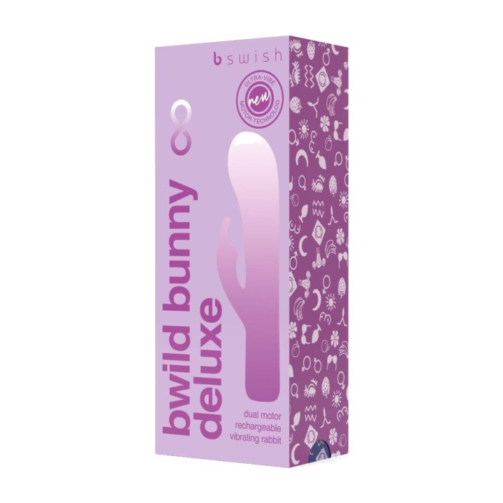 B SWISH Vibrator cu tripa internă 10 de vibrări BWILD BUNNY