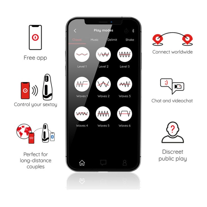 ONINDER Mandeldraber med kompression og vibration app SEOUL
