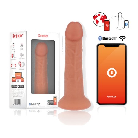 realistic vibrating dildo with app bogotá-medium cyber 20cm ø4,2cm