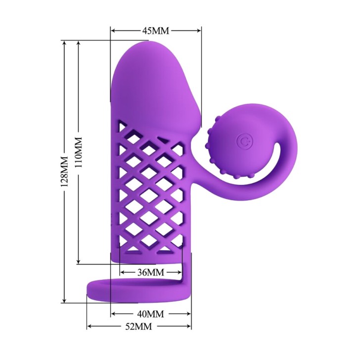 ROMANCE Extended penis cover HARDEN-49072 D-240546