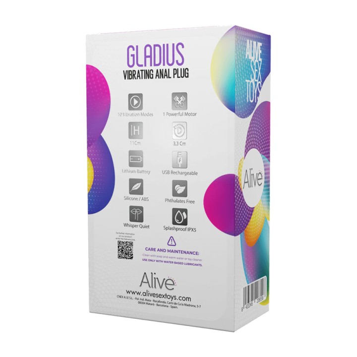 ALIVE Αναλ πλάγκ με ατμοπάληxia GLADIUS D-239799