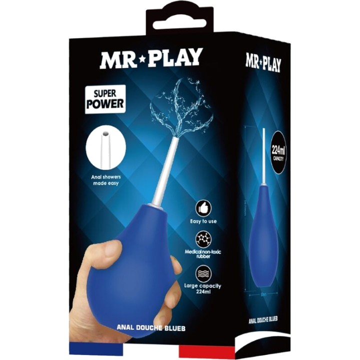 MR PLAY Ducha anal BLUEB SUPER POWER D-238782