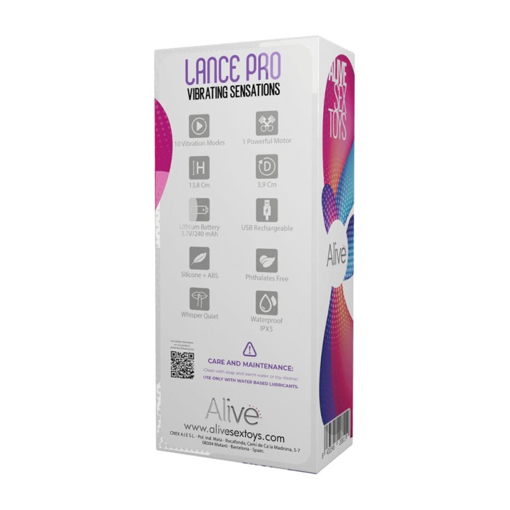 ALIVE Analstimulatör och -vibratör LANCE PRO D-239796