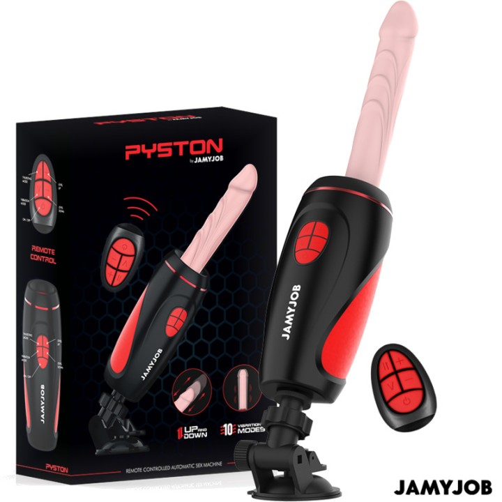 JAMYJOB Automaattinen seksimachine dildo ja etäohjaus