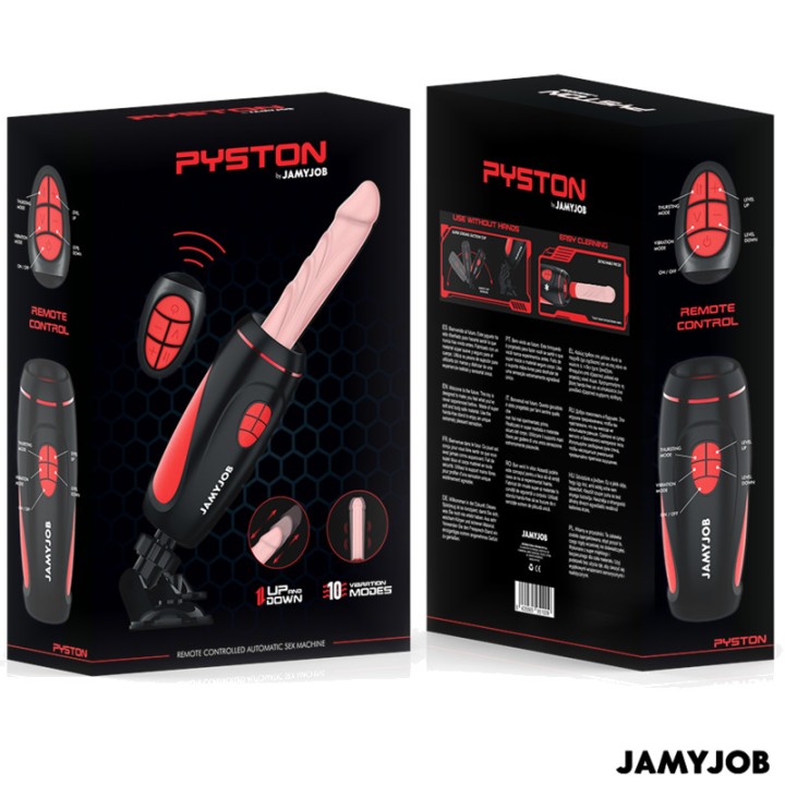 JAMYJOB Mașină sexuală automată cu dildo și comandă remote