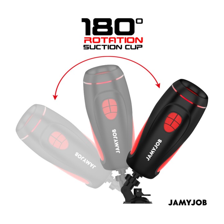 JAMYJOB Macchina sessuale automatica con dildo e telecomando