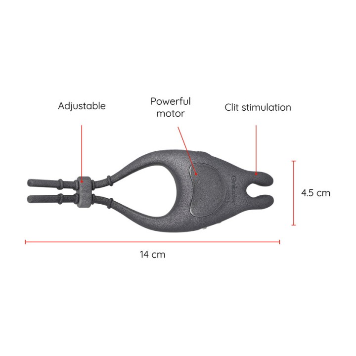 ONINDER Adjustable multi-position vibrating ring with app