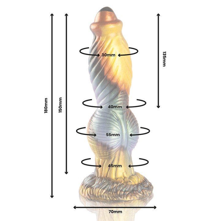 EPIC Dildo vibrant de fantasie Resurgir du plaisir