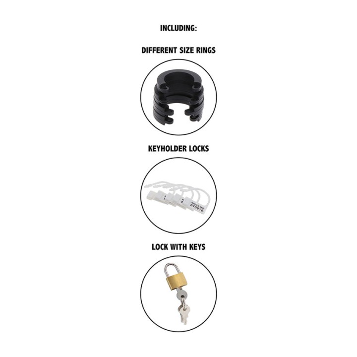 HIDDEN DESIRE Σιλικόνη κλειδοστήρας EXTREME D-241480VAR