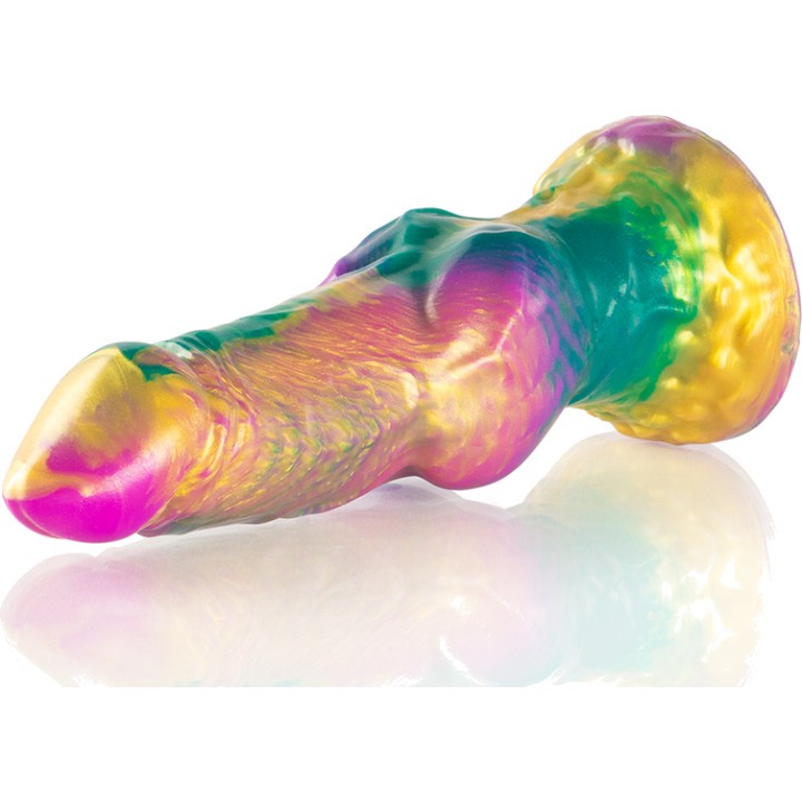 EPIC Dildo fantasy arcoíris s testikulmi IRIS D-239467