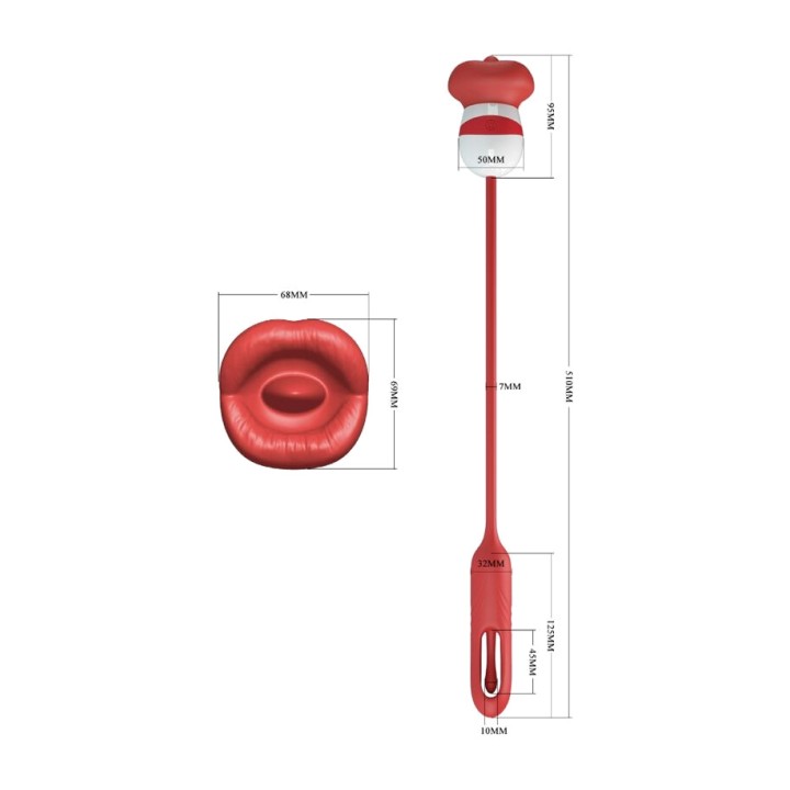ROMANCE Ottimo maschile a forma di bocca ALYSS D-240547