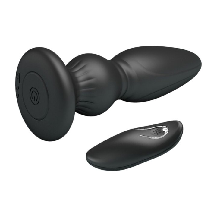 MR PLAY Plug anal vibrador potente con control remoto