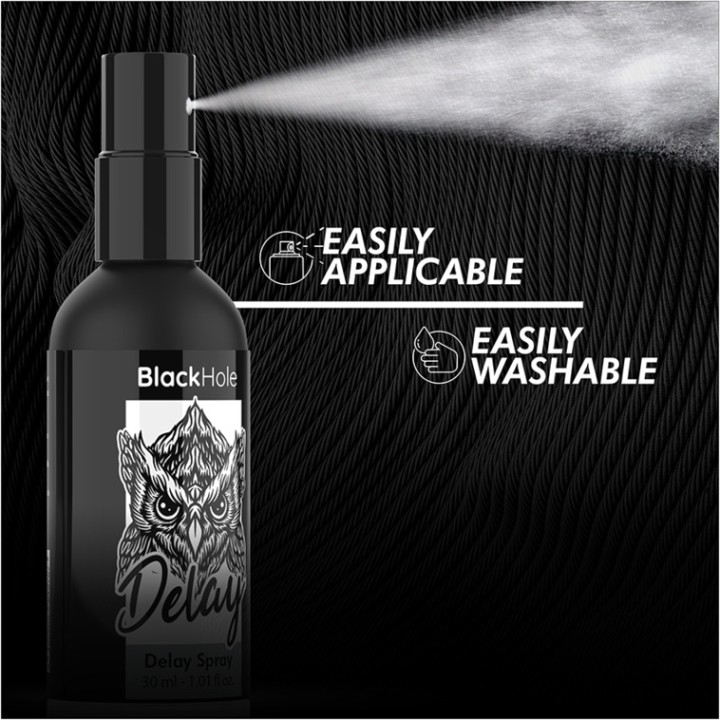 BLACK HOLE Spray retardante masculino STUDY FORTE 30 ML