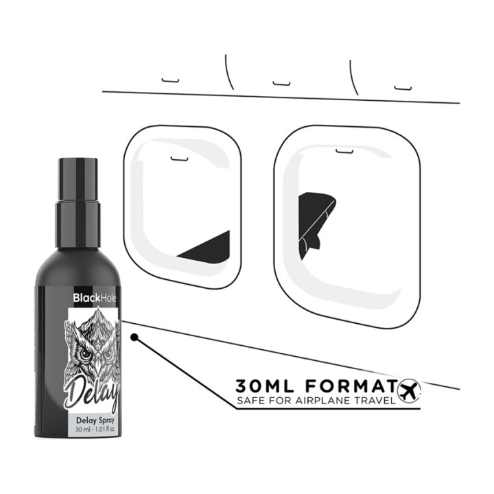 BLACK HOLE Spray rétardant masculin STUDY FORTE 30 ML