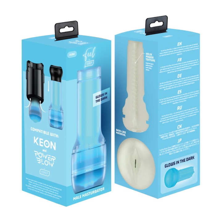 KIIROO Stimulateur masculin vagin phosphorescent FEEL