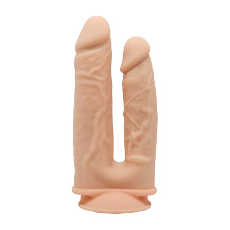 realistic double penetration silicone vibrator with remote control model 1 premium-silexpan-17,5cm 19,5cm