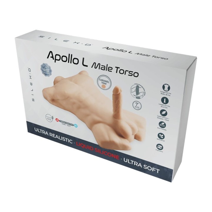 SILEXD Torso maschile realistico APOLLO-L D-239800VAR