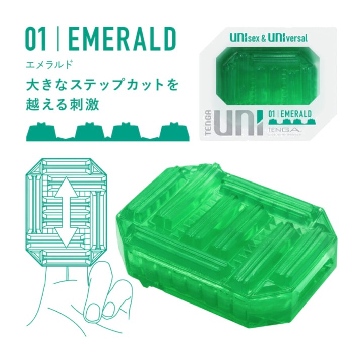 TENGA Pack miestalliset sormustukset UNI-VARIETY 4 UDS